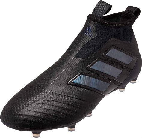 black adidas ace football boots